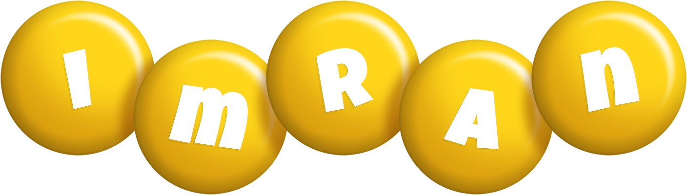 Imran candy-yellow logo