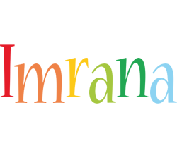 Imrana birthday logo