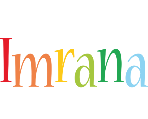 Imrana birthday logo