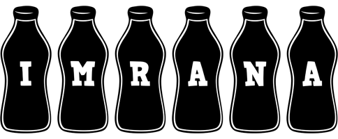 Imrana bottle logo