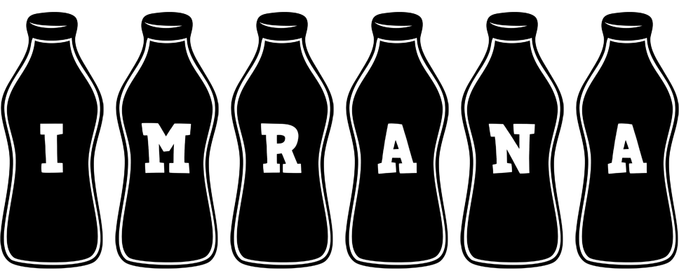 Imrana bottle logo