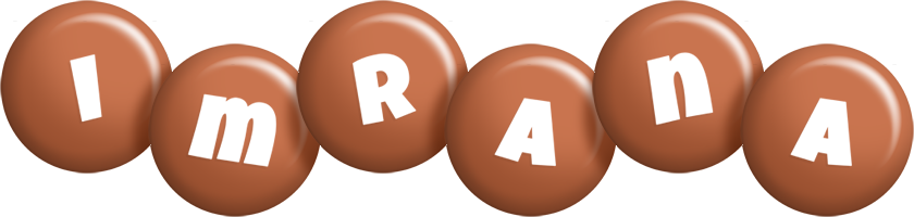 Imrana candy-brown logo