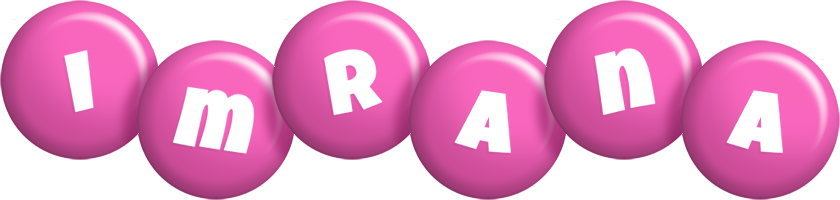 Imrana candy-pink logo