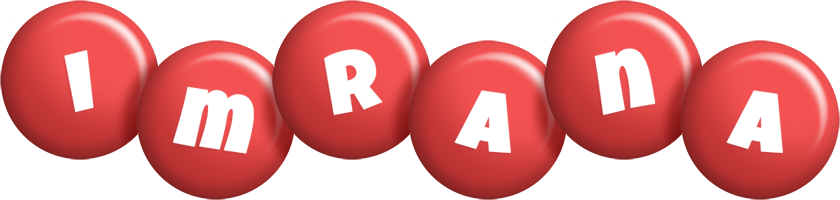 Imrana candy-red logo