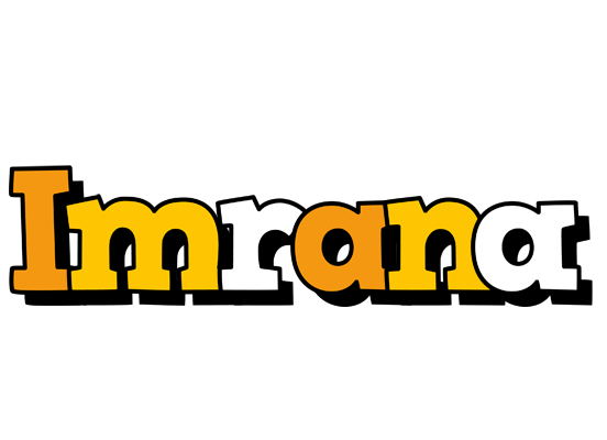 Imrana cartoon logo