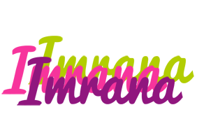 Imrana flowers logo