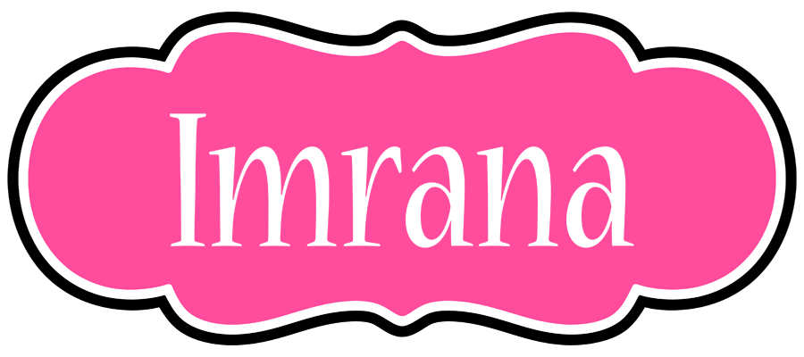 Imrana invitation logo