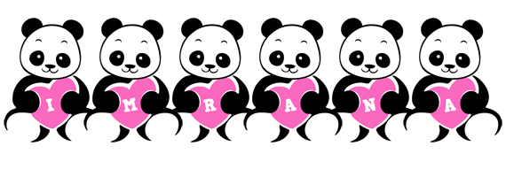 Imrana love-panda logo