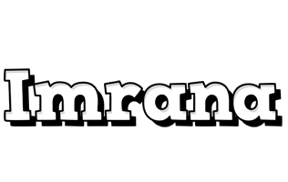 Imrana snowing logo