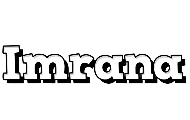 Imrana snowing logo