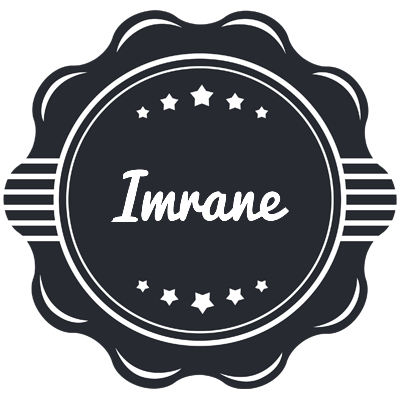 Imrane badge logo