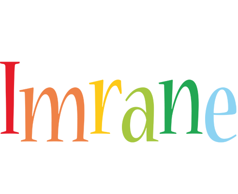 Imrane birthday logo