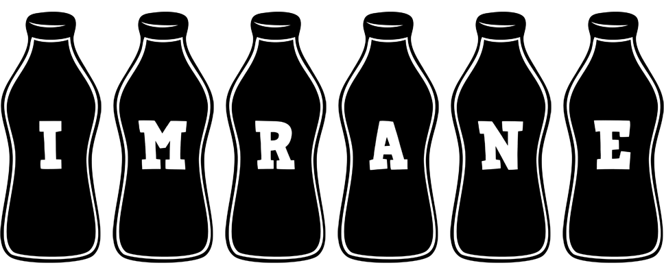 Imrane bottle logo