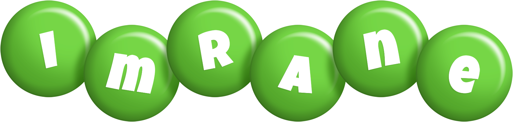 Imrane candy-green logo