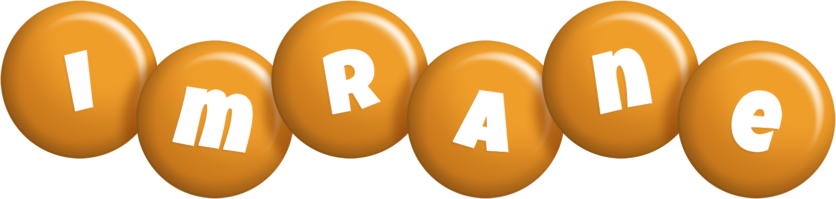 Imrane candy-orange logo