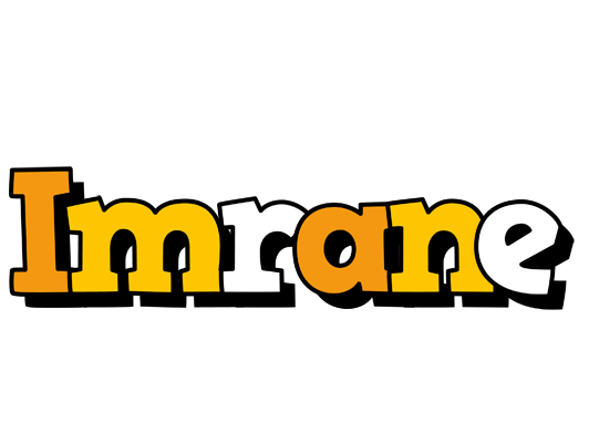 Imrane cartoon logo