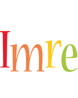 Imre birthday logo