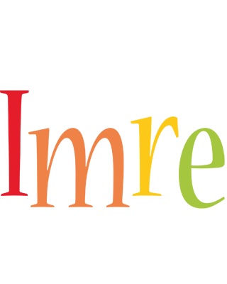 Imre birthday logo