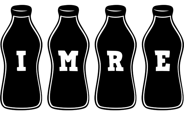 Imre bottle logo