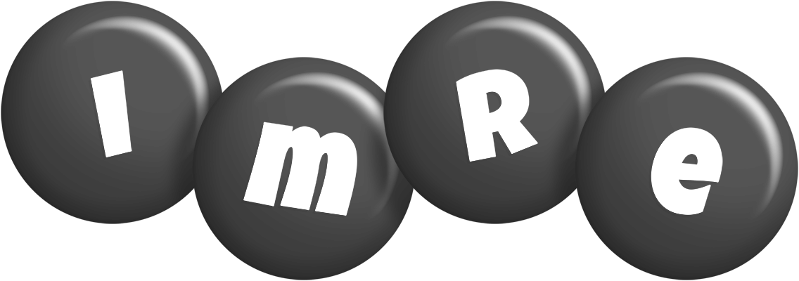 Imre candy-black logo