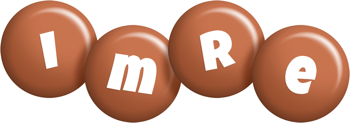 Imre candy-brown logo