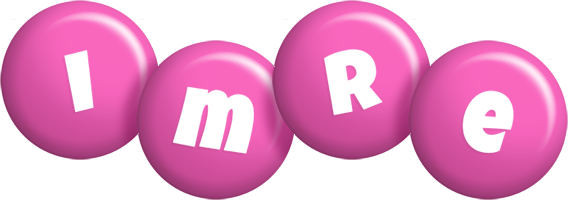 Imre candy-pink logo