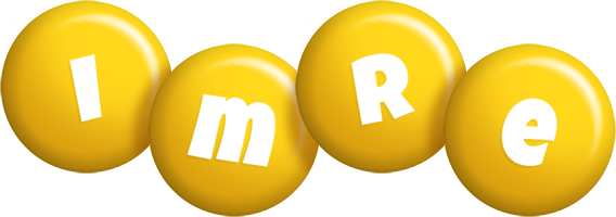 Imre candy-yellow logo