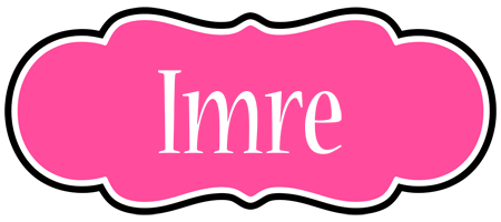 Imre invitation logo