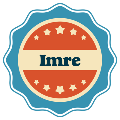 Imre labels logo