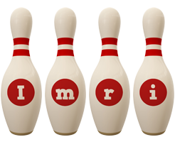 Imri bowling-pin logo