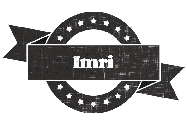 Imri grunge logo