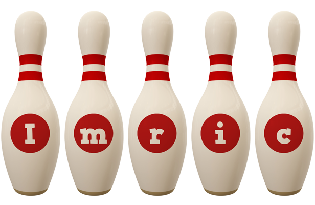Imric bowling-pin logo