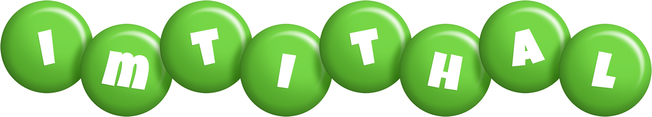 Imtithal candy-green logo