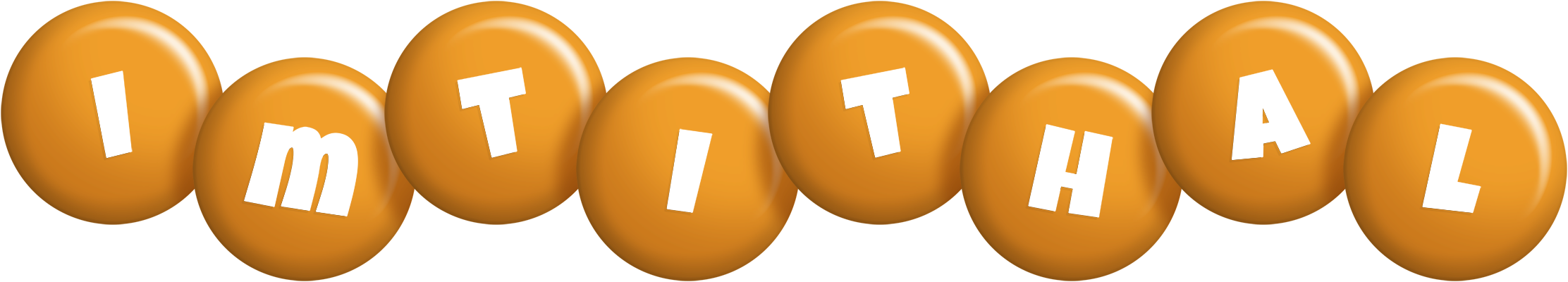 Imtithal candy-orange logo