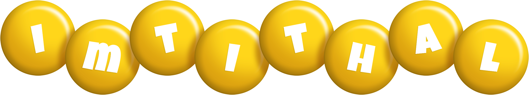 Imtithal candy-yellow logo