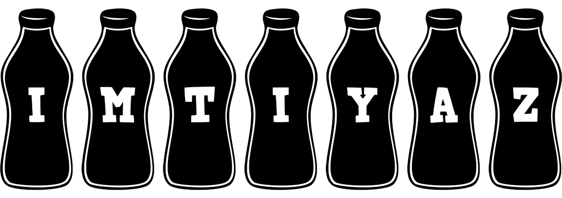 Imtiyaz bottle logo