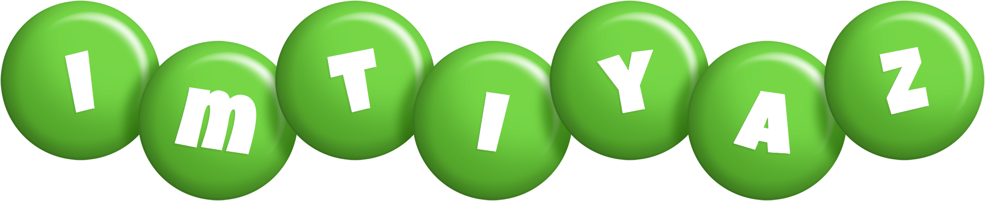Imtiyaz candy-green logo