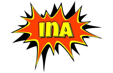 Ina bazinga logo
