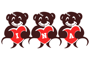 Ina bear logo