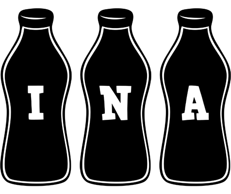 Ina bottle logo