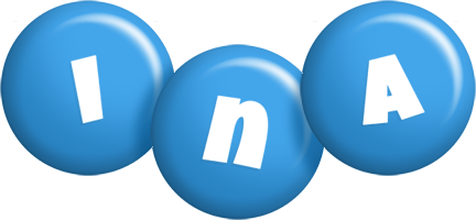 Ina candy-blue logo
