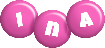 Ina candy-pink logo