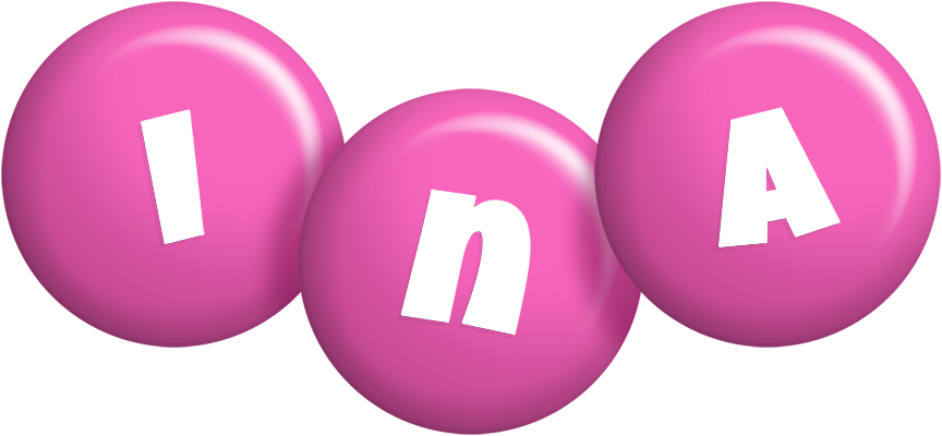Ina candy-pink logo