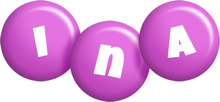 Ina candy-purple logo