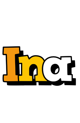 Ina cartoon logo