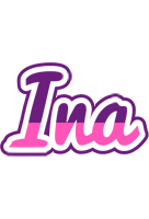 Ina cheerful logo