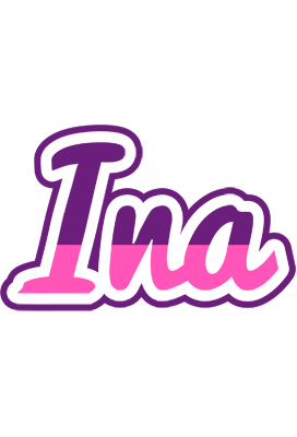 Ina cheerful logo