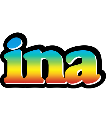Ina color logo