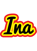 Ina flaming logo