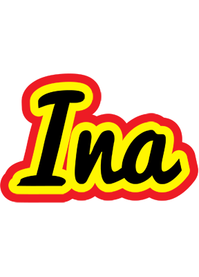 Ina flaming logo